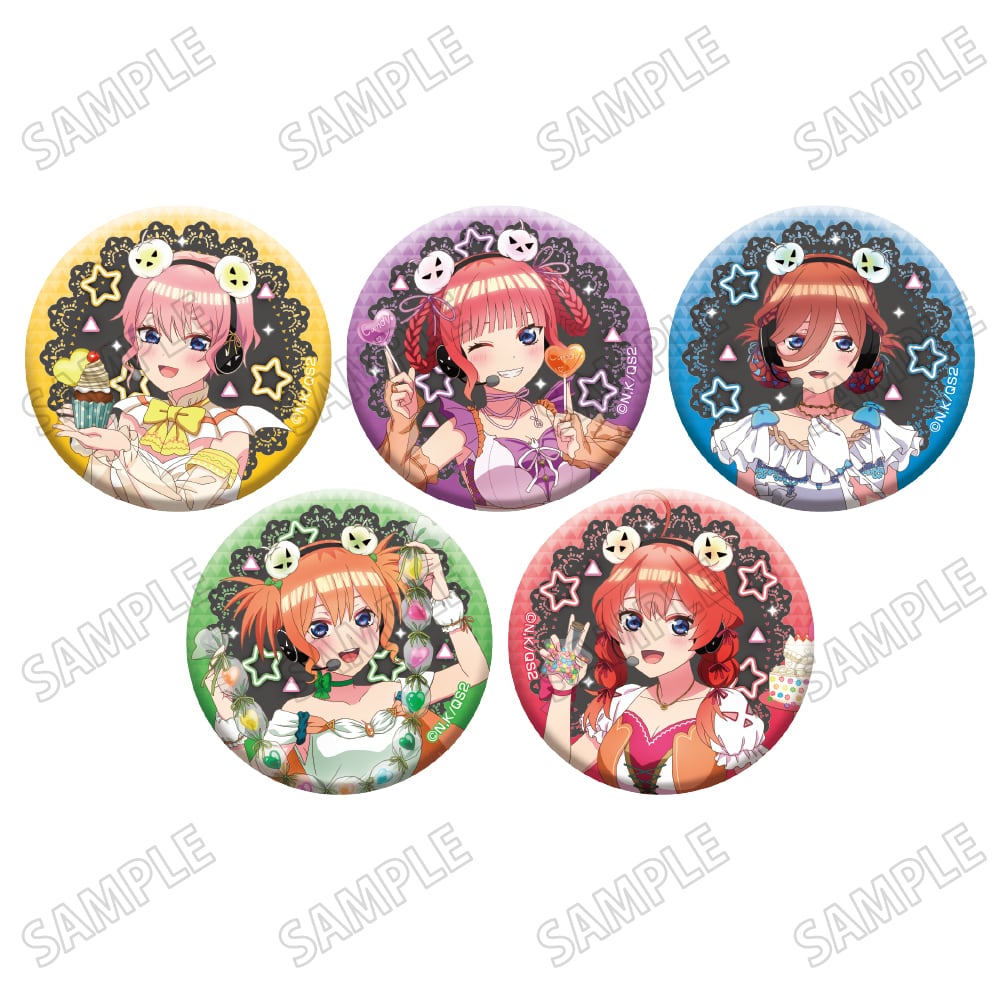 五等分の花嫁　缶バッジコレクション TVスペシャルアニメ「五等分の花嫁＊」 描き下ろし缶バッジ