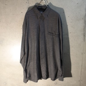 Made In  Italy Plane Poly Rayon Shirt