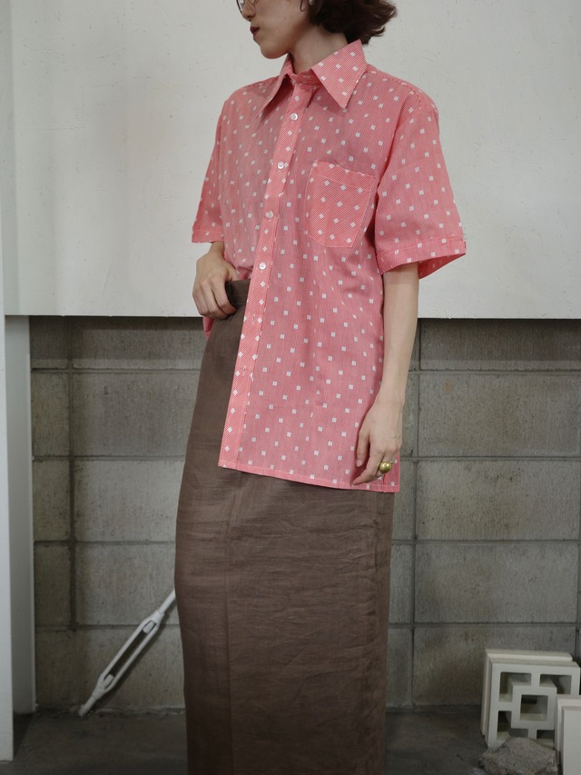 <vintage>70’s retro design over shirt