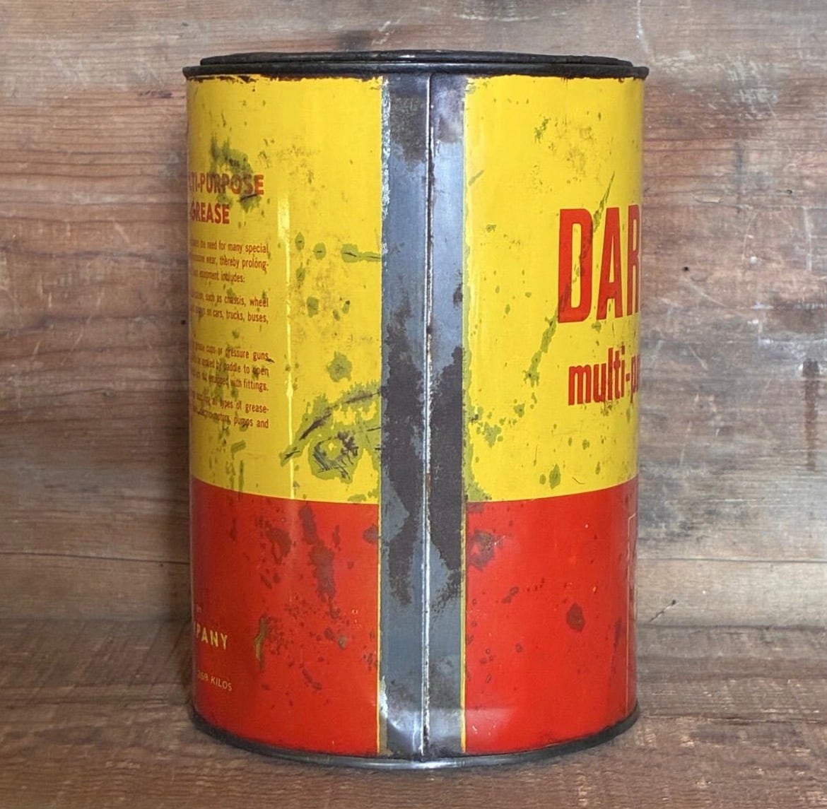 昭和レトロ 当時物　SHELL シェル一斗缶アンティーク1960年代 SHELL グリス缶 T-669 | CANDY STORE ROCK