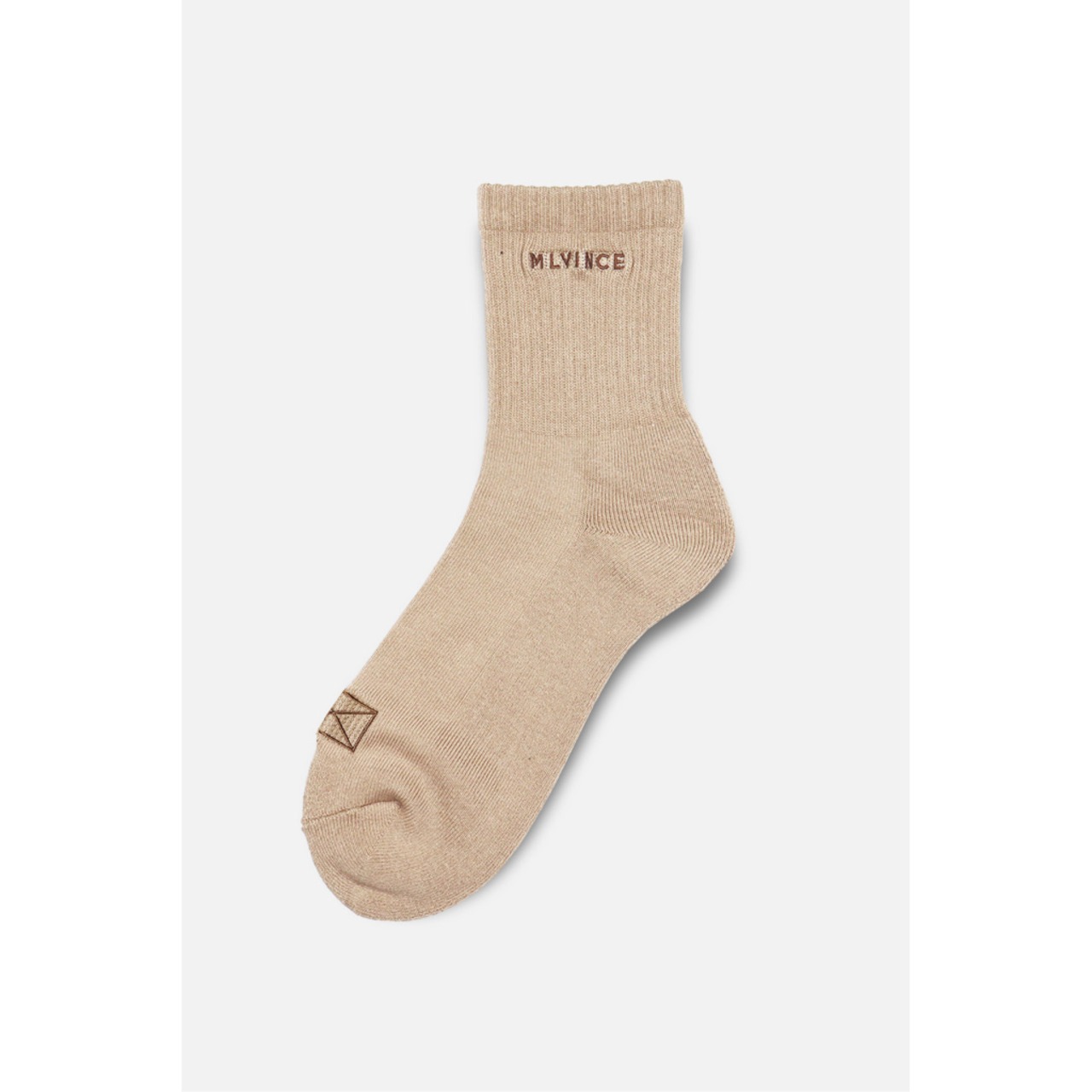 MLVINCE / classic logo socks long beige