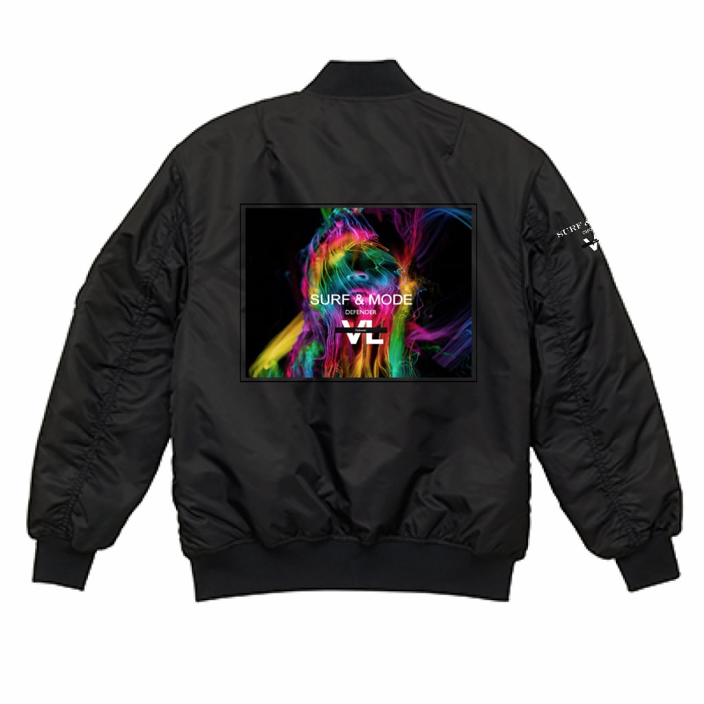 （両面印刷）United Athle タイプ MA-1 ジャケット（中綿入）