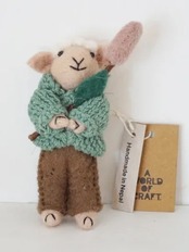 A World of Craft フェルトオーナメント ヒツジ SHEEP WITH TWIG