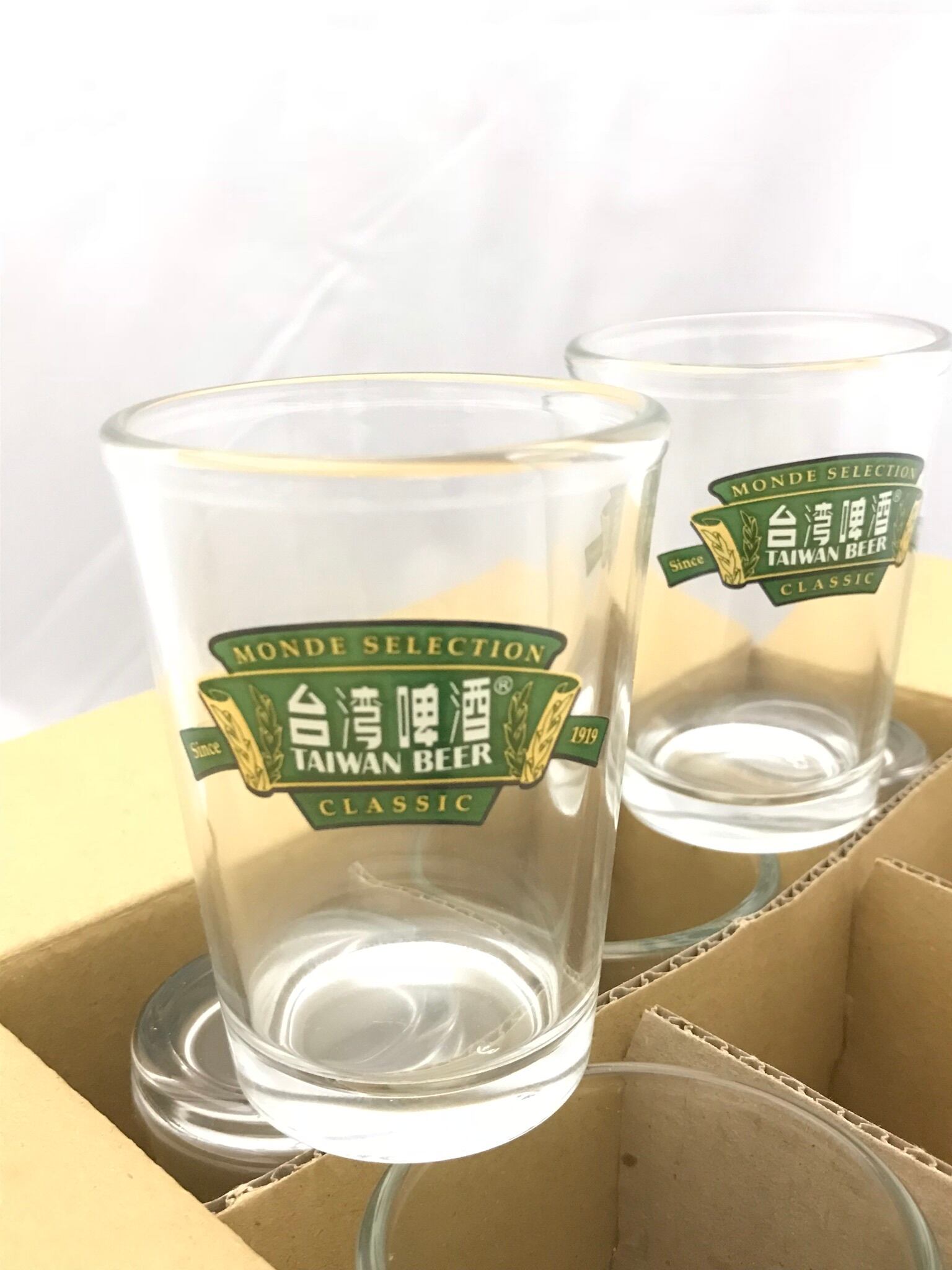 台湾ビールグラス個セット