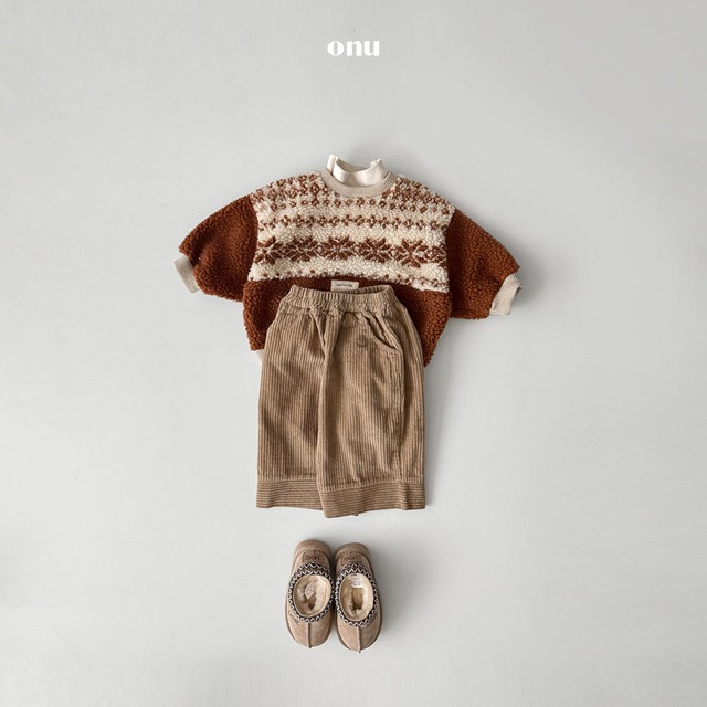 予約⌇ onu / Corduroy line pants