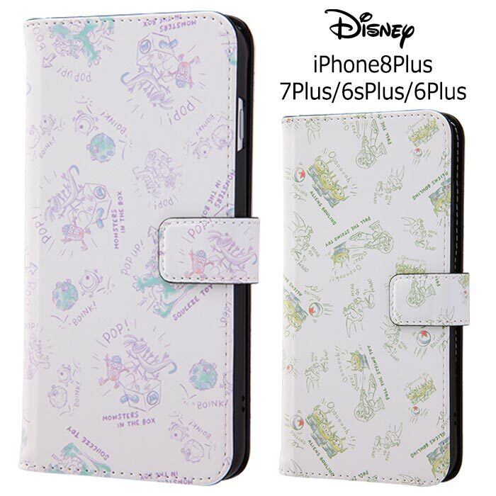 Iphone8plus Iphone7plus 6splus 6plus ディズニー フリップカバー 手帳型 ケース Stars