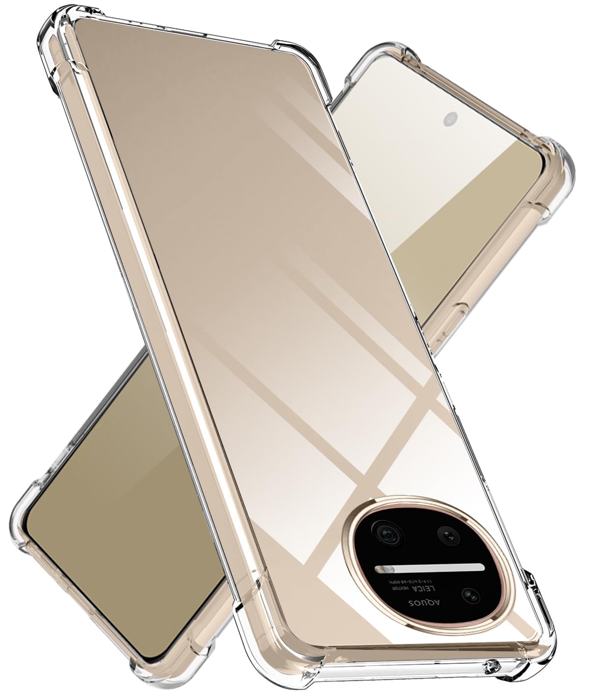 対応 Aquos R11 ケース クリア TPU 薄型 軽量 耐衝撃 米軍MIL規格取得 (クリア)