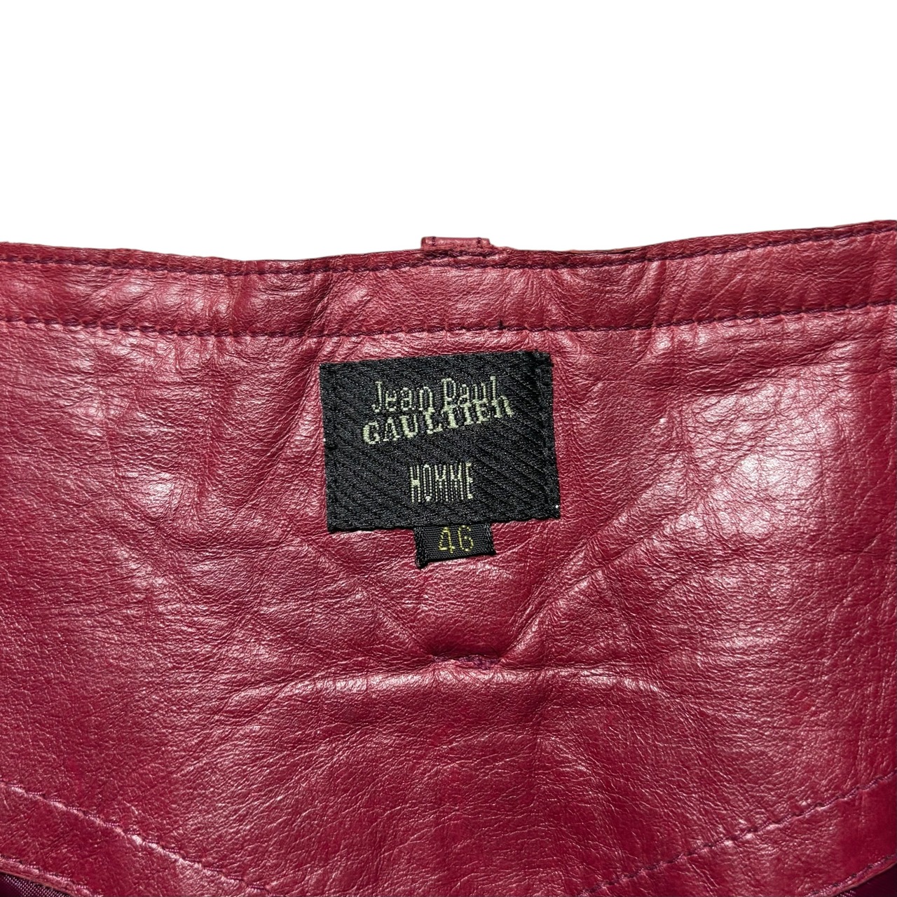 vintage Jean Paul GAULTIER HOMME leather pants