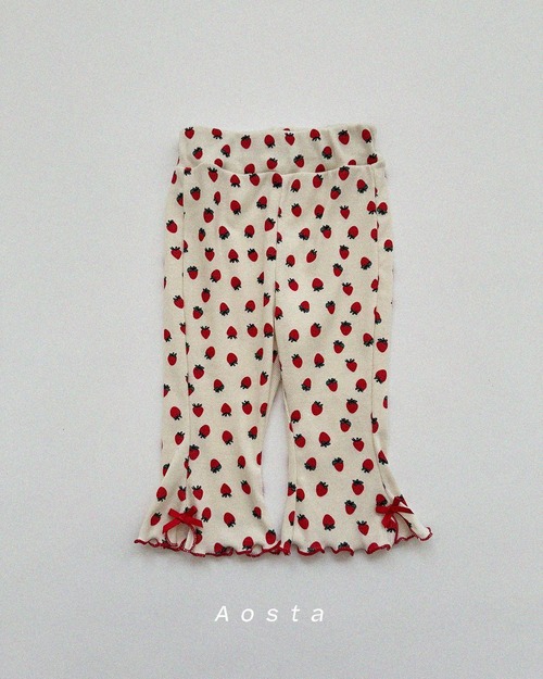 [即納XL/XXL]≪Aosta≫Jenny Pants strawberry 28