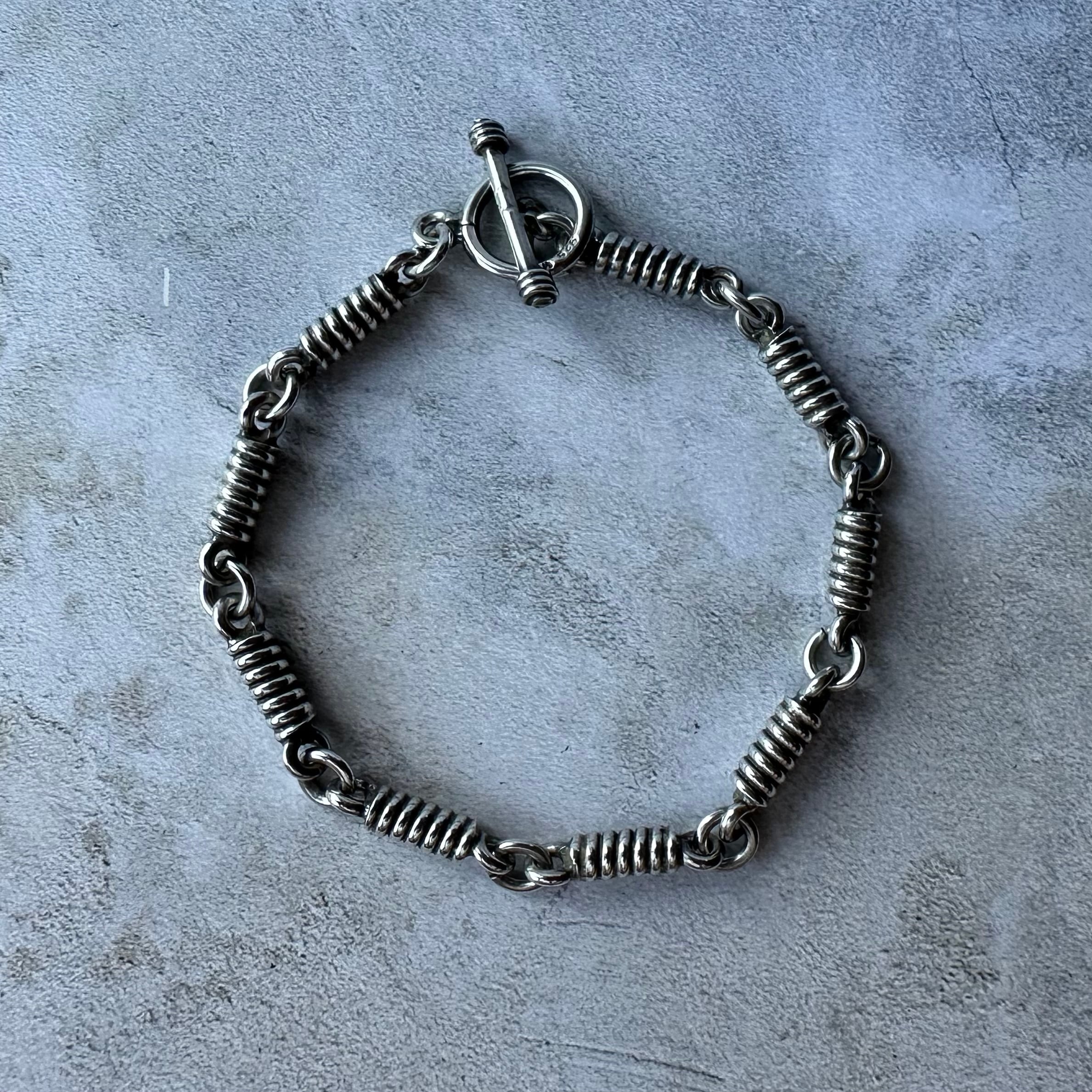 Vintage Layering Link Bracelet Silver925 Made in Mexico