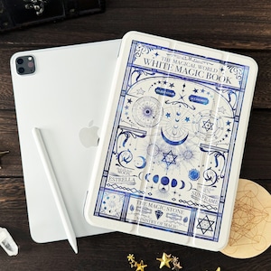 架空の魔導書"白魔法と錬金術の本" iPadケース
