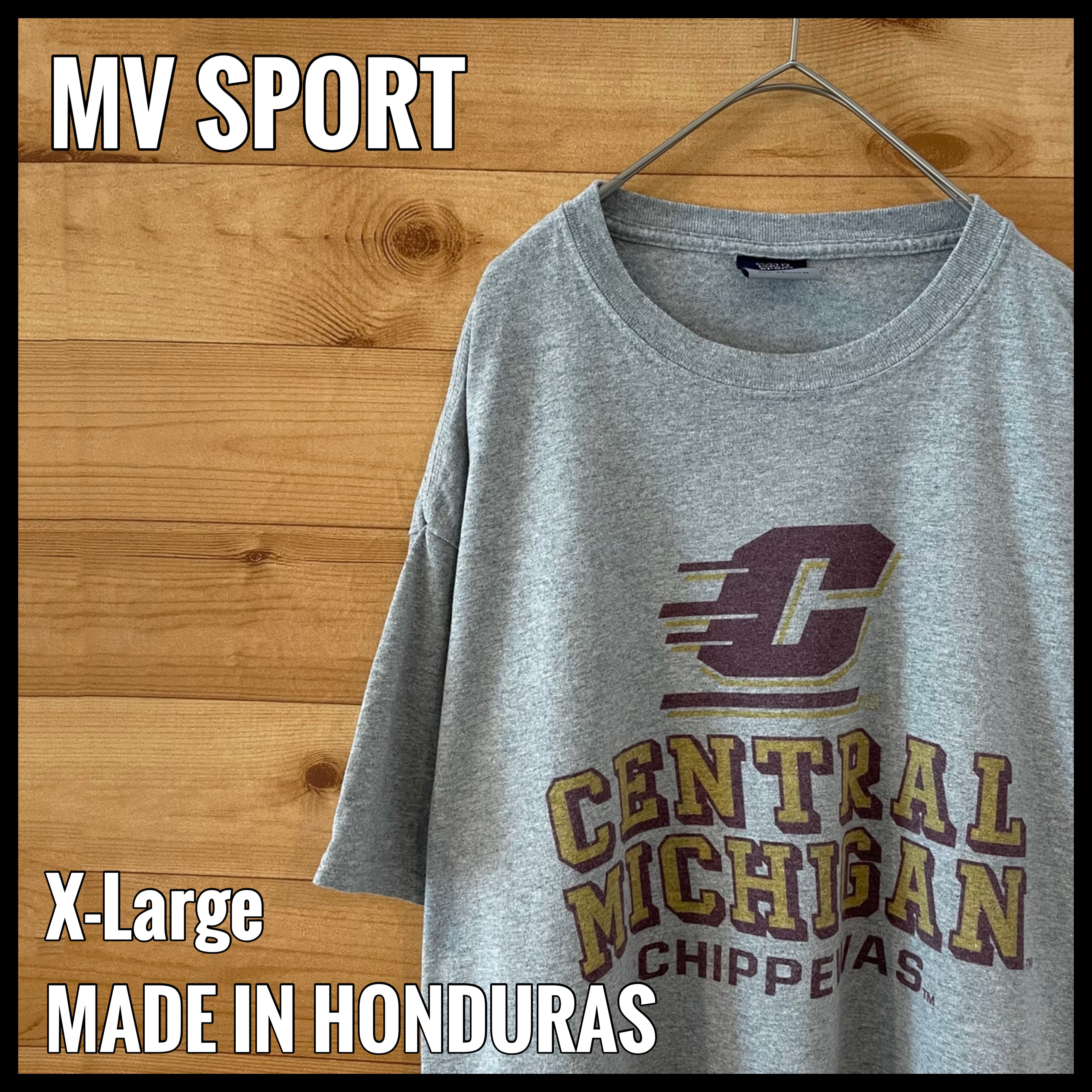 MV SPORT】カレッジ セントラル・ミシガン大学 Tシャツ ロゴ Central