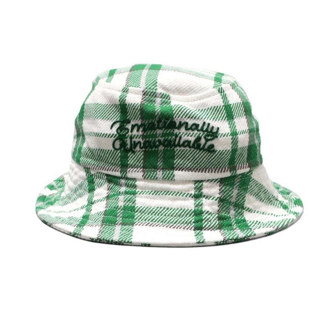 EMOTIONALLY UNAVAILABLE / EU FLANNEL BUCKET HAT | FLAME