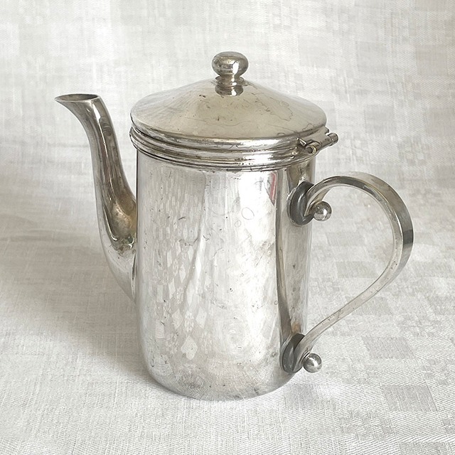 ミルクピッチャー　ポット小　シルバープレート　1人用ポット　 19twc2