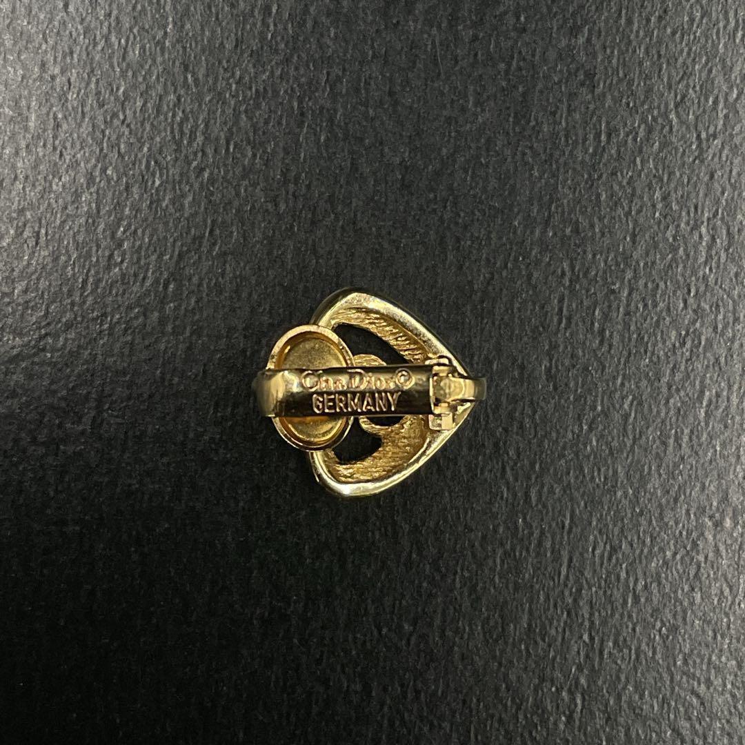 Dior CDロゴ ハートピアス ゴールド m】Dior CD ピアス ゴールド