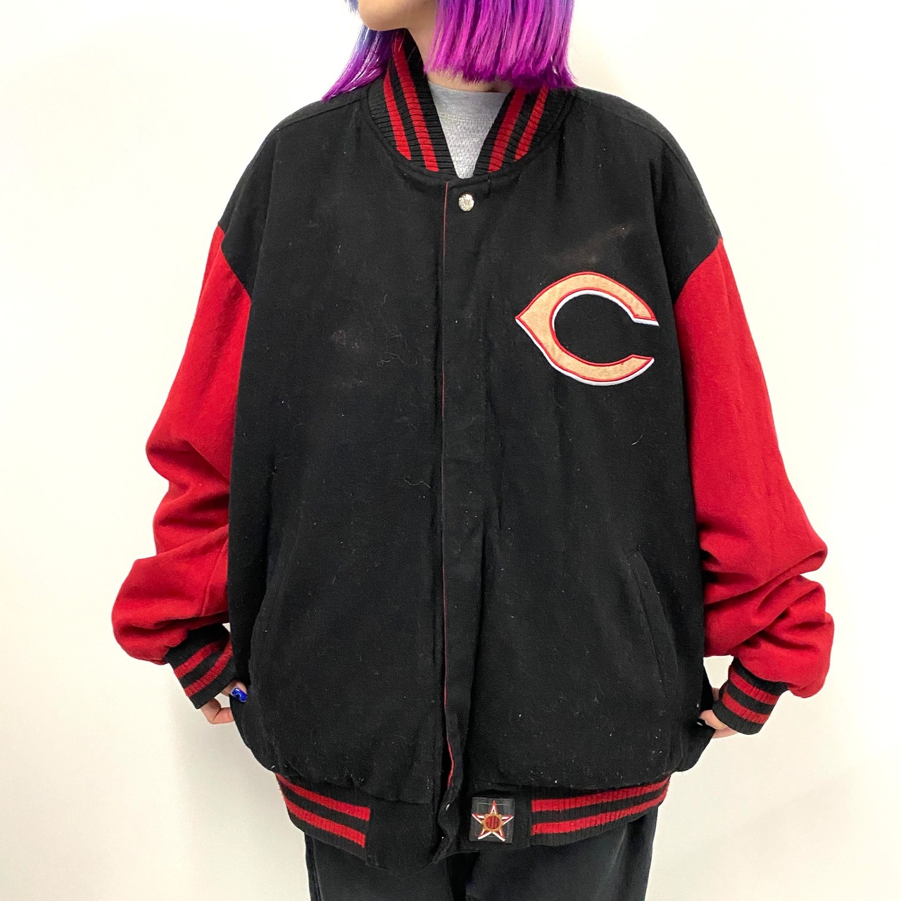 ジェフハミルトン MLB シンシナティ・レッズ 刺繍 オフィシャル 