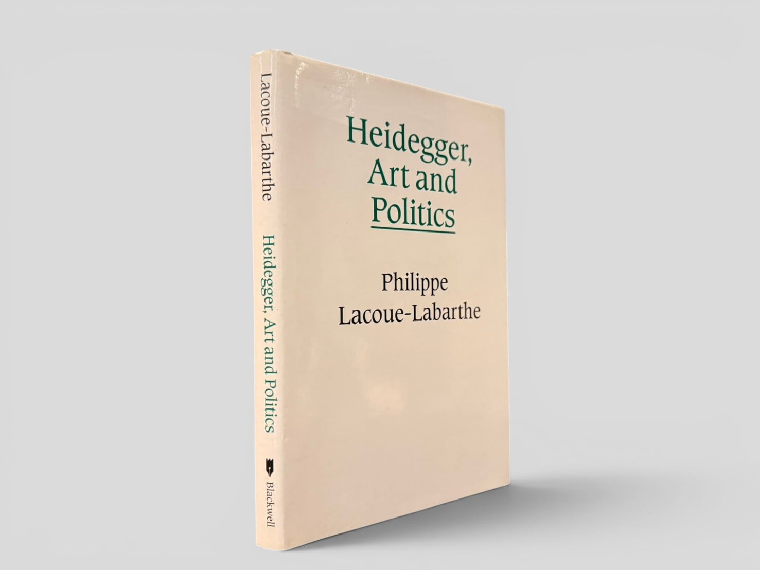 【SFF311】【FIRST ENGLISH EDITION】Heidegger, Art and Politics: The Fiction of the Political (1990) /Philippe Lacoue-Labarthe