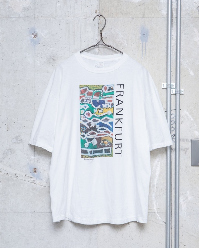 ZIMMERMANN, Frankfurt art printed T-shirt / abstract artwork / From GERMANY