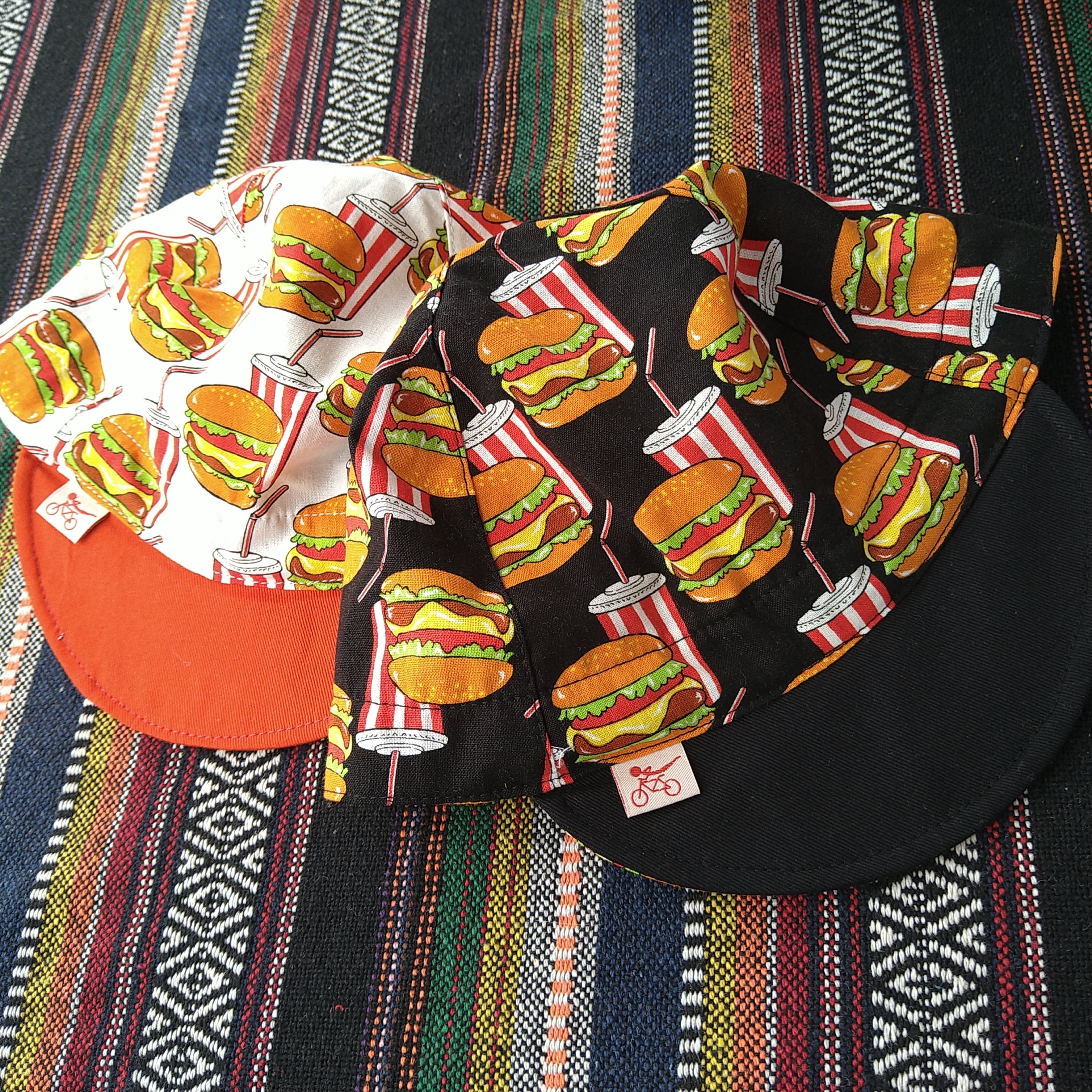 サイクルキャップ ハンバーガー | Cyclone | ハンドメイドのゆるかわ
