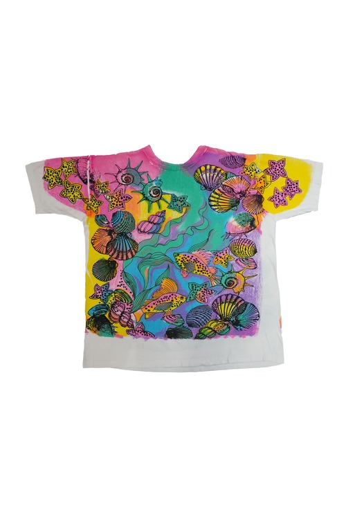 1990s "In the sea" All Over Print T-shirt
