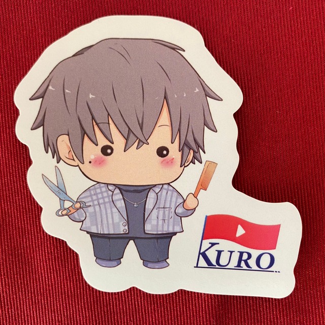 クロ(美容師ver.) - ステッカー