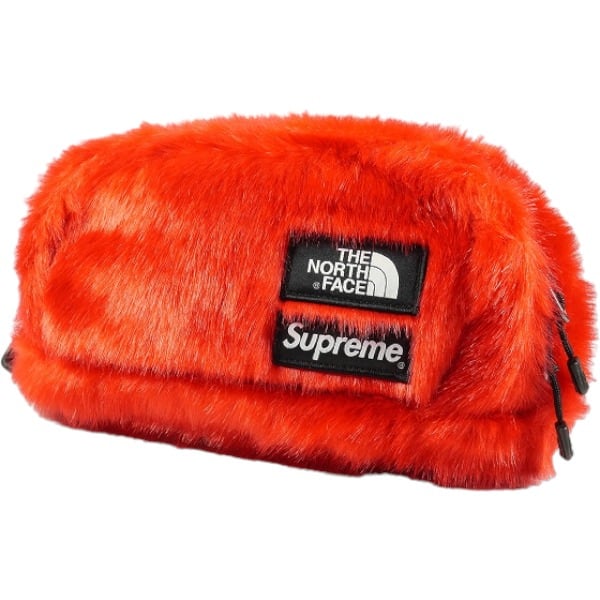 Supreme The North Face Fur Waist Bag 赤