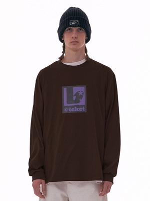 [teket] B L/S Tee Brown 正規品 韓国ブランド 韓国ファッション 韓国代行 テケット