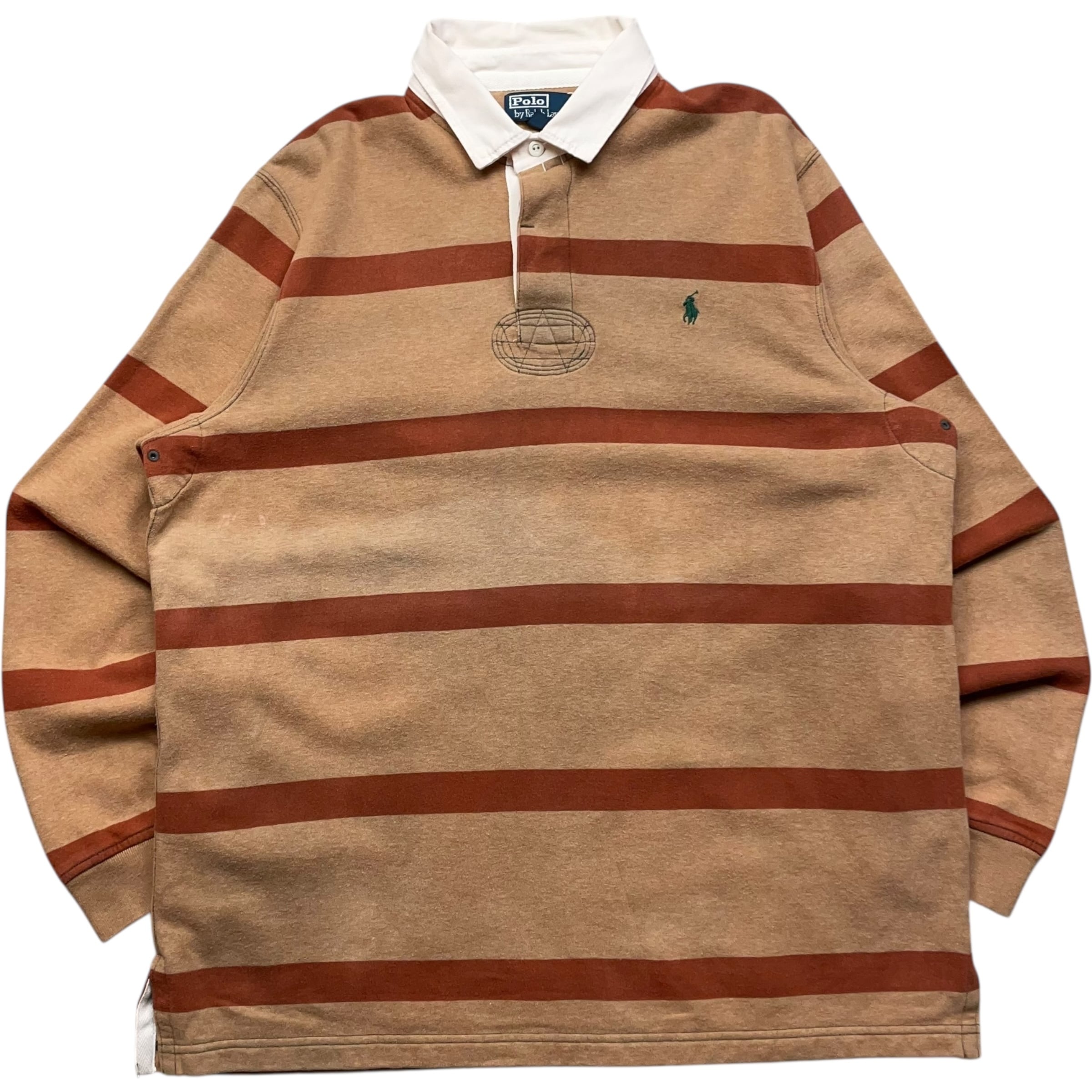 《XL》 Polo by Ralph Lauren ポロバイラルフローレン ラガーシャツ ボーダー no.6454