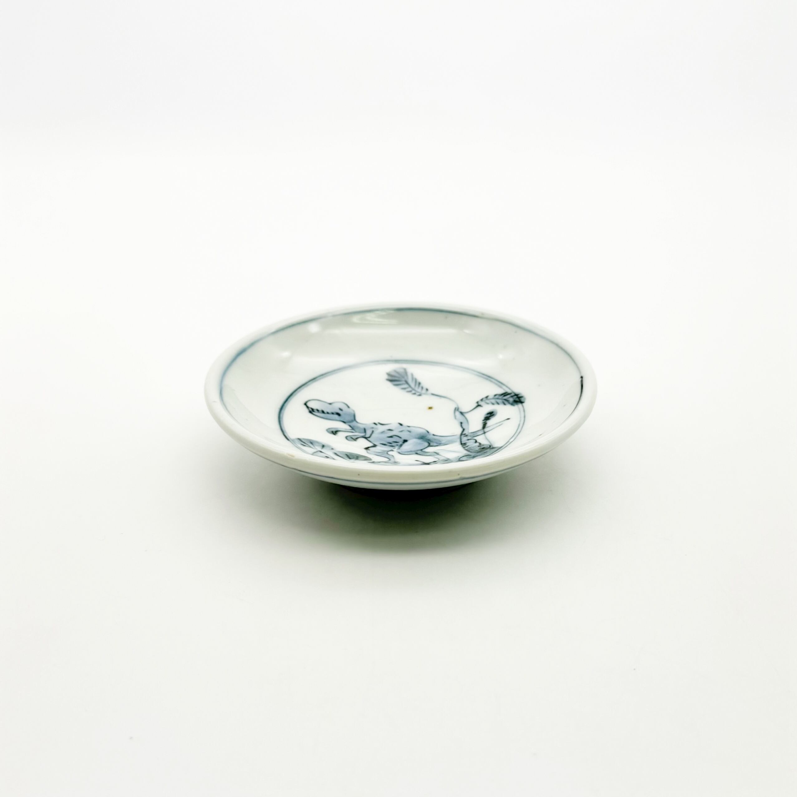 DINOSAUR 豆皿 ティラノサウルス《studio wani》 | 24to3［西富陶磁器