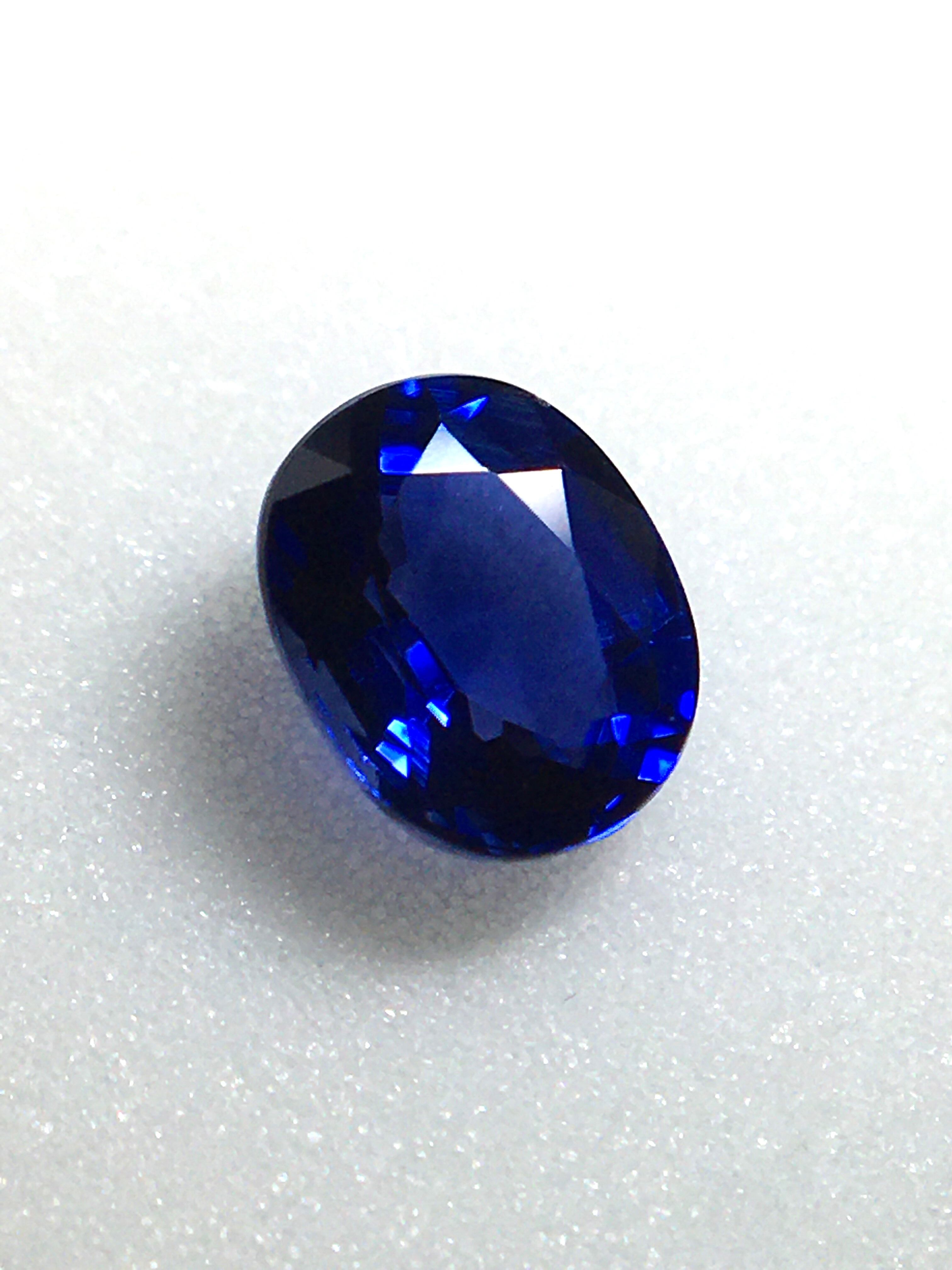 高貴な”透蒼色” 0.4ct UP 天然 サファイア ルース | Frederick's