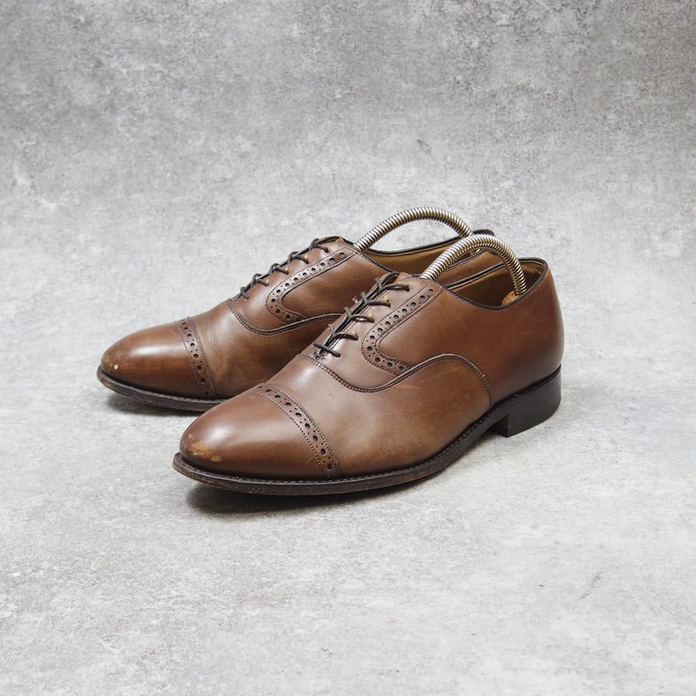 JOHNSON & MURPHY HERITAGE ストレートチップ 革靴 90s 27cm JOHNSTON＆MURPHY ジョンストン＆マーフィー Heritage USA製