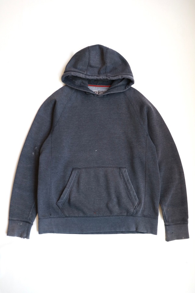 Russell Athletic gray damaged hoodie