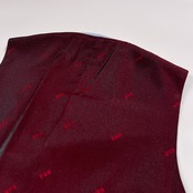 THE COLLECTION VAN JAC ヴァンヂャケット ストライプ オーダー ジレ ベスト AB5 /メンズ/水色ブルー系/紙タグなし/未使用品