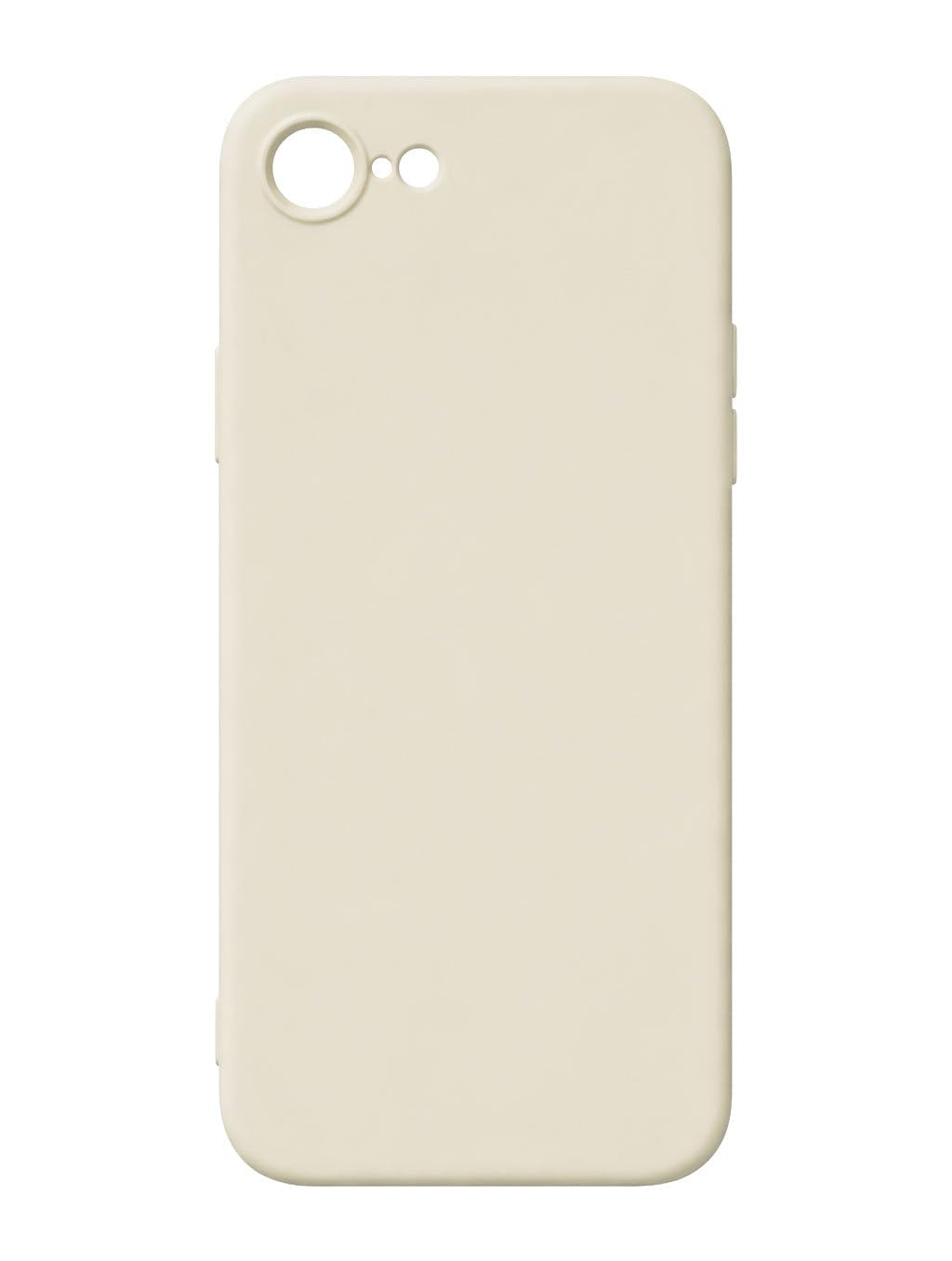 empire マット TPU シリコン スマホケース 指紋防止 さらさら カバー 耐衝撃 ソフト iPhone SE3 / iPhone SE2 / iPhone SE (2022) / iPhone SE (2020) / iPhone 8 / iPhone 7 エクリュベージュ