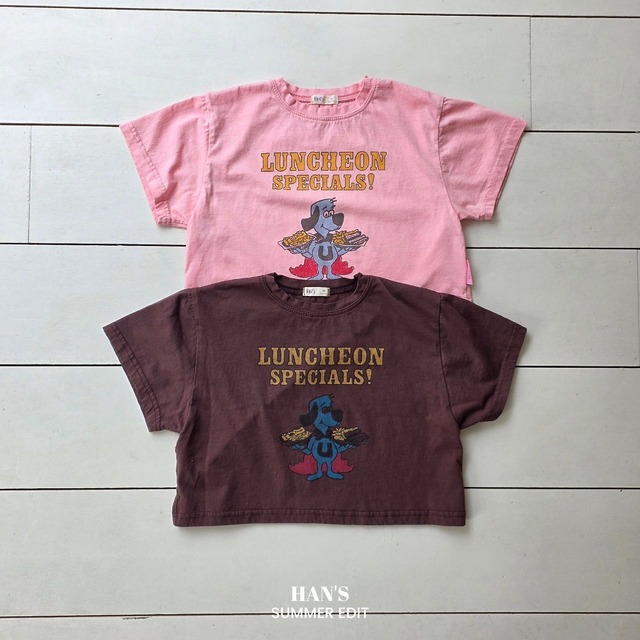 新作即納◆100-112 Lunch Puppy Tee-Han's