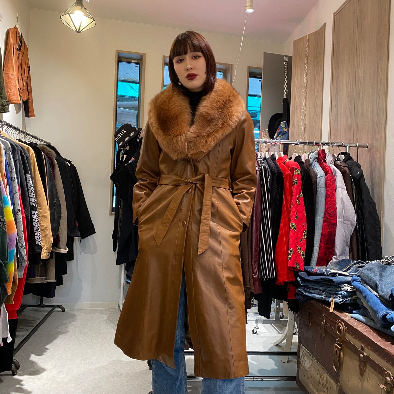 ヴィンテージ リアルファーレザーコート | 橤レ ONLINE SHOP