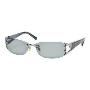 レイバン ロゴ サングラス RB3397 ブラック プラスチック レディース Ray-Ban 【中古】