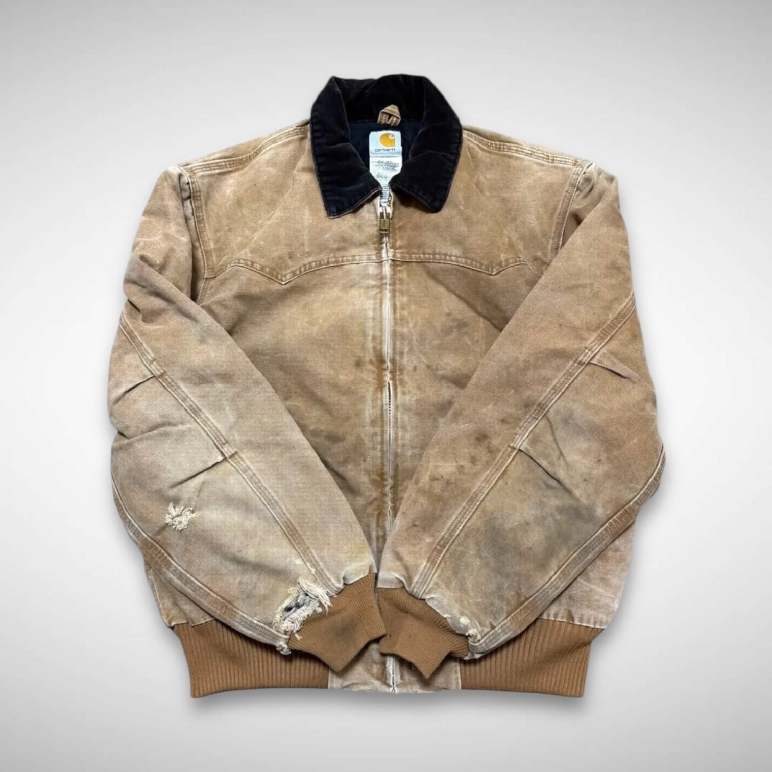 井上様 カーハート サンタフェジャケット ダック ジャケット フェード 雰囲気 carhartt santa fe duck jacket カーハートダックジャケット