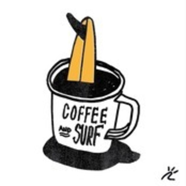 Coffee and Surf フレーム付き