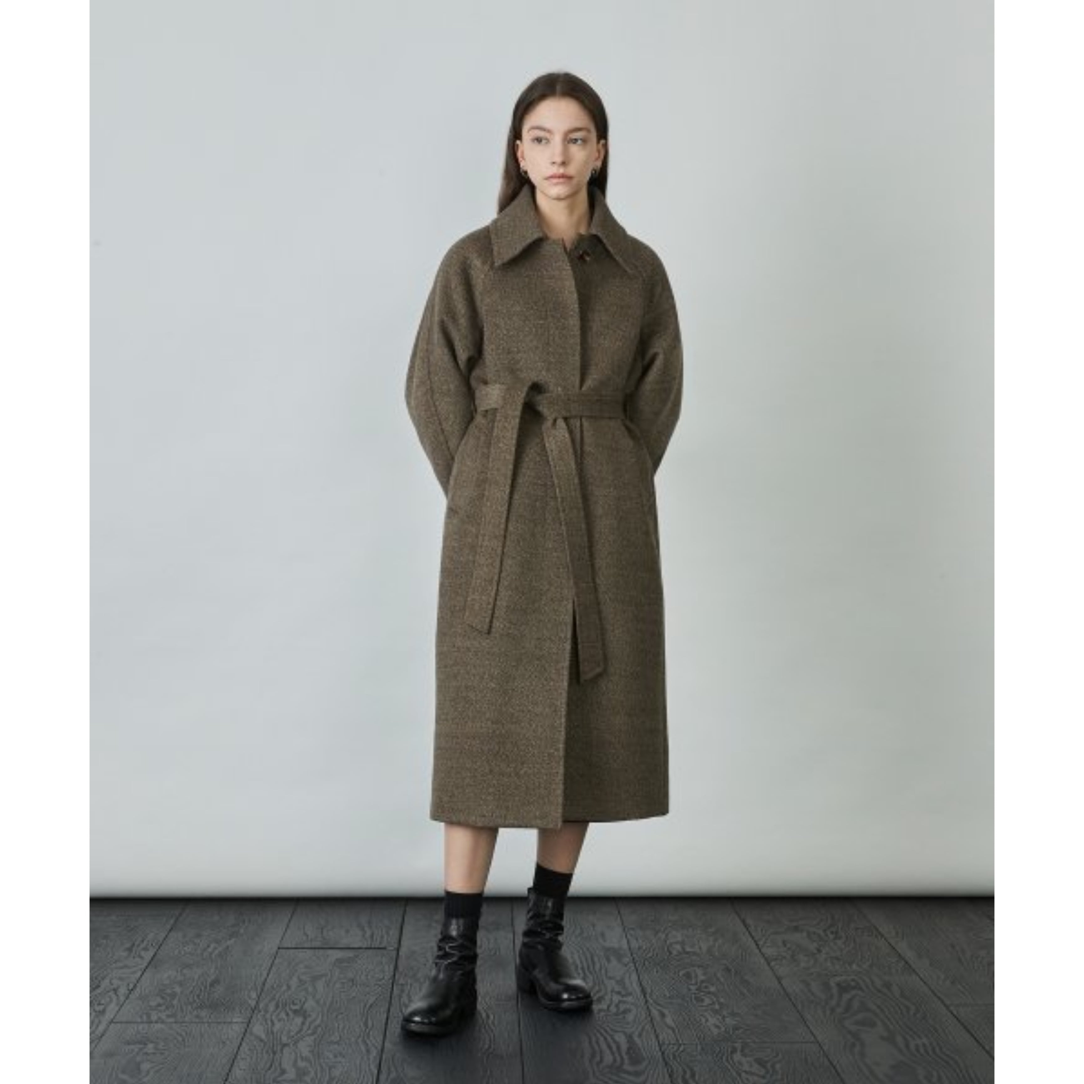 LAFUDGE FOR WOMAN] Woolwich Trench McCourt_Sienna 正規品 韓国