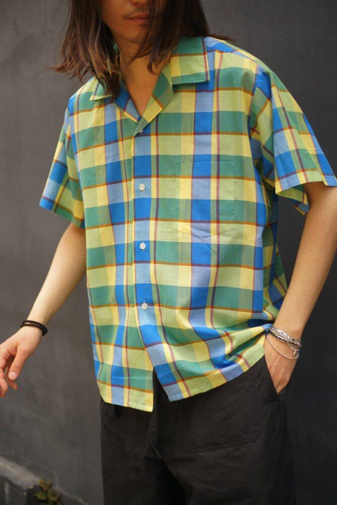 ARISTOCRAT] Vintage S/S Open Collar Shirt [1960s-] Vintage Open