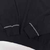 GREEN CLUBS グリーンクラブ 長袖 ウール ポロニット セーター サイズ 5/ブラック ライカ