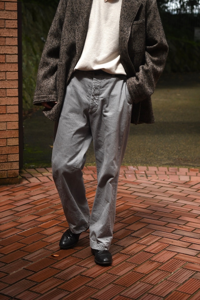 CIOTA / Exclusive Denim Slacks (Light Gray)