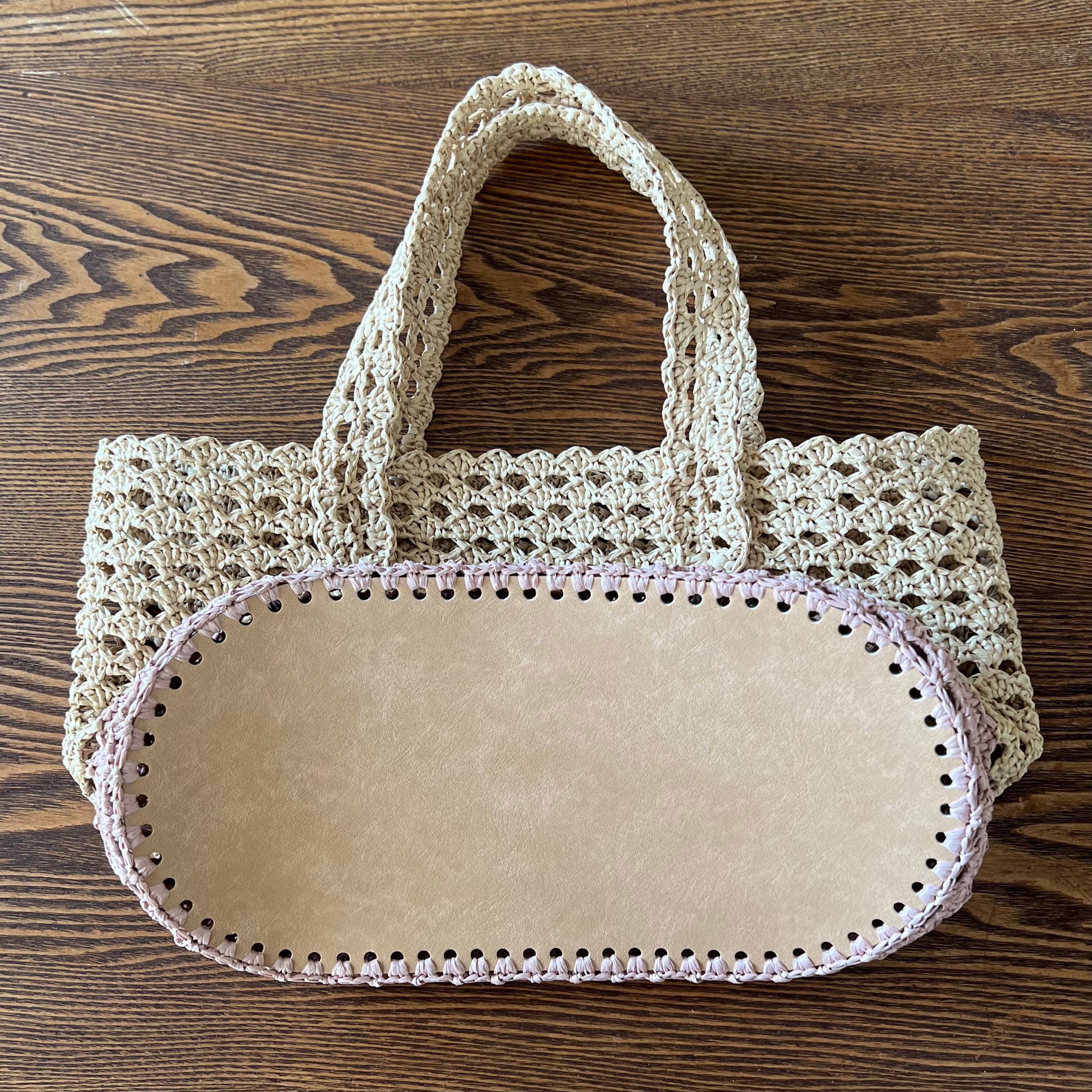 エコアンダリヤで編むマルシェバッグ｜uzu. さんコラボキット | ［hus