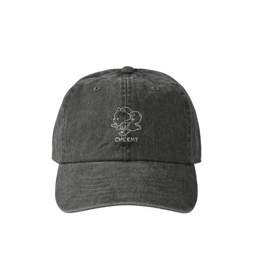 cheekyポメラニアン　vintage加工キャップ