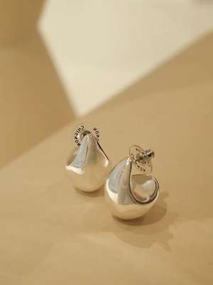 ボリュームドロップピアス|シルバー|CHIGNON