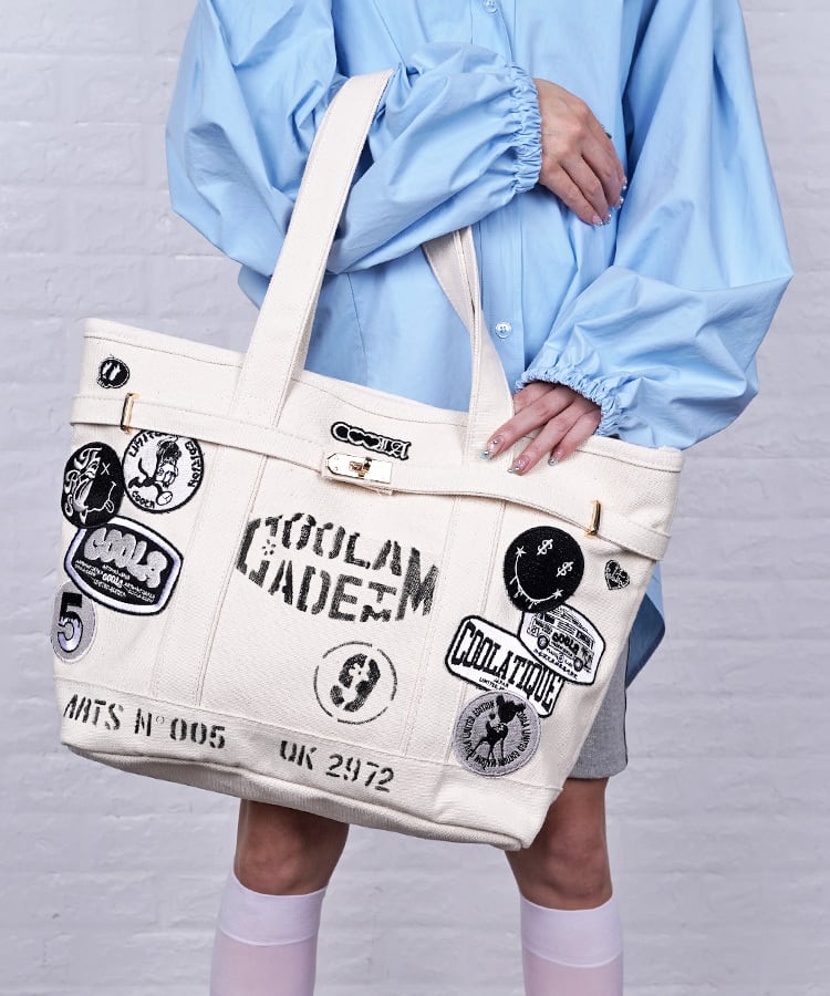 直営限定ITEM】マルチワッペンターンロックトートバッグ CQ-48515H