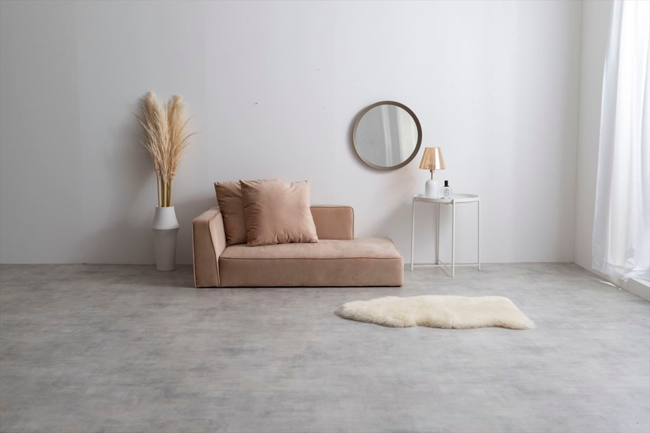 【幅131cm】Sommet 2人掛けカウチソファ