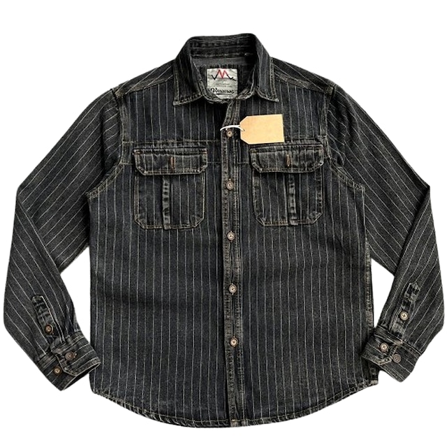 Striped denim shirt 21190