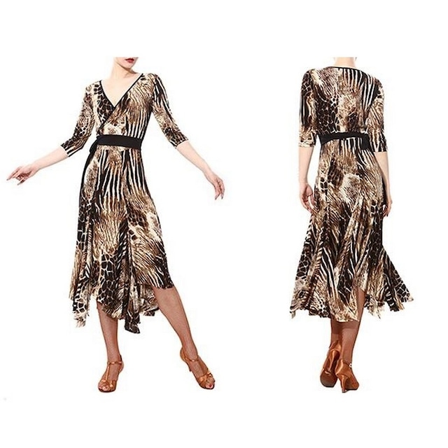 V ネックデザイン アシンメトリースカート ワンピース ds0286